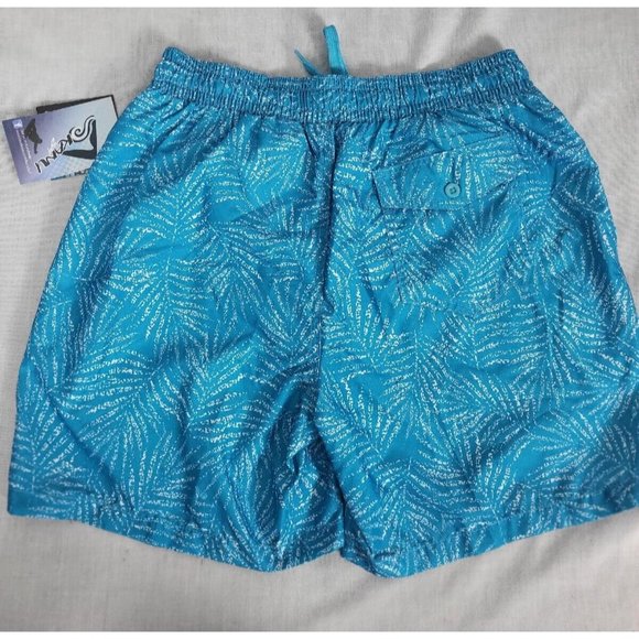 Kanu Men's M Blue Boardshorts Swimsuit Swim wear NWT Surf Summer Lake Pool Vacay - Picture 3 of 4